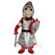 Smiling Knight Mascot Costume People