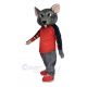 Sports Grey Rat Mascot Costume