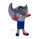 Cute Grey Stingray Mascot Costume