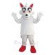 White Wolf Mascot Costume Animal