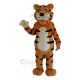 Docile Orange Tiger Mascot Costume