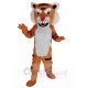 Orange Tiger Mascot Costume Animal with Red Nose