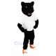 Black Panther Mascot Costume Animal with Orange Shoes