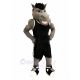 Grey Power Mustang with Black Shirt Mascot Costumes