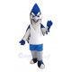 Blue and Black Bird Mascot Costume Animal