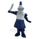 Dark Blue Knight Mascot Costume People