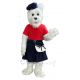 White Terrier Dog Mascot Costume Animal