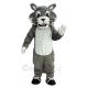 Grey and White Wildcat Mascot Costume Animal