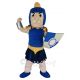 Blue Strong Titan Spartan Mascot Costume People