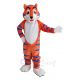 Tiger with Blue Stripes Mascot Costume Animal