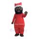 Black Santa Claus Father Man Mascot Costume Christmas