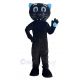 Panther with Blue Ears Mascot Costume Animal