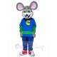 Chuck E. Cheese Mouse Mascot Costume