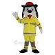 Cute Fire Dog Mascot Costume Animal