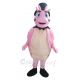 Pink Shrimp Mascot Costume Ocean