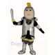 Silver Knight Mascot Costume People