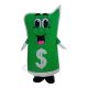 Green US Dollar Bill Mascot Costumes