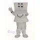 Funny White Toilet Mascot Costume