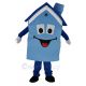 Blue Housing House Mascot Costume