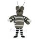 Gray Mosquito Mascot Costume Insect