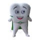 Tooth with Green Cloak Mascot Costumes