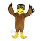 Brown Eagle Ace Pilot Bird Mascot Costume Animal