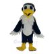 Blue and White Eagle Ace Pilot Bird Mascot Costume Animal