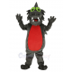 Gray Dragon with Yellow Belly Mascot Costume Animal