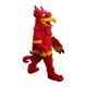 Funny Red Eagle Gryphon Bird Mascot Costumes