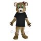 Brown Female Bear Mascot Costume Animal