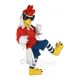 Chicken Rooster with Glasses Mascot Costumes