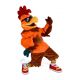 Cool Rock Rooster Chicken Mascot Costumes