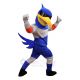 Blue Bird with Sunglasses Mascot Costumes