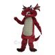 Wine Color Dragon Mascot Costume Animal