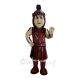 Dark Red Spartan Mascot Costume People