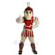 Red Spartan Trojan knight Sparty Mascot Costume