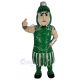 Green Spartan Mascot Costume People