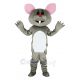 Cute Gray Mouse Mascot Costume Animal