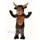 Brown Muscle Bull Mascot Costume Animal