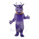 Purple Cow Adult Mascot Costume