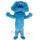 Cute Light Blue Dog Mascot Costume Blue's Clues Cartoon