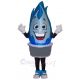 Blue Gas Flame Mascot Costumes