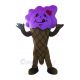 Purple Ice Cream Cone Mascot Costume Dessert