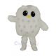 Cute White Owl Mascot Costume Animal