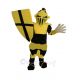 Black and Yellow Knight Warrior Mascot Costumes