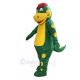 Green Dinosaur Mascot Costume Animal