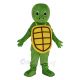 Happy Green Turtle Mascot Costume Animal