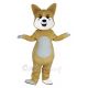 Yellow Lucky Dog Mascot Costume Animal