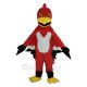 Red and White Thunderbird Mascot Costume Animal