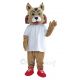 Powerful Wildcat Mascot Costume Animal